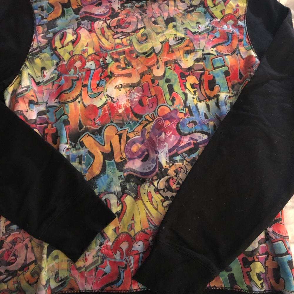 CARBON GRAFFITI MENS MEDIUM LONG SLEEVE SHIRT URBAN MODAL SUPER COMFY!